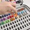 Bobbin Holder, Bobbins Case Thread Organizer, Bobbins Spool Storage Box Holds Up to 84pcs Bobbins and 24pcs Sewing Thread Spools Compatible with Brother for Janome for Babylock for Singer (Box Only)